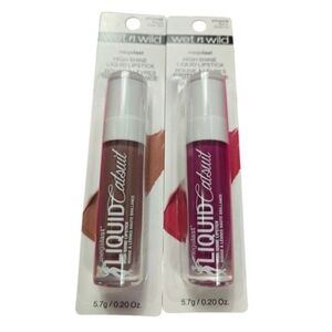 Wet n Wild Megalast Liquid Catsuit Lipstick Set 2 Pc NEW